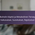 Liikunta Ja Metabolinen Terveys: Hyödyt, Suositukset, Käytännöt