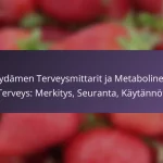 Yksilöllinen Hyvinvointi Ja Metabolinen Terveys: Merkitys, Lähestymistavat, Käytännöt