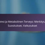 Tavoitteiden Asettaminen Ja Metabolinen Terveys: Merkitys, Menetelmät, Seuranta