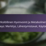Mielenterveyden Mittarit ja Metabolinen Terveys: Merkitys, Seuranta, Käytännöt